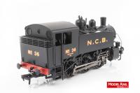 KMR-107 Bachmann USA 0-6-0T Steam Locomotive number 36 in National Coal Board Black livery